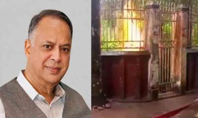 বজ্রপাতে বিদ্যুৎ মন্ত্রীর বাড়িতে আগুন