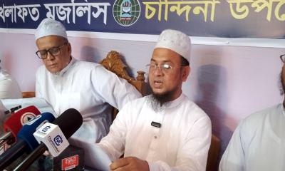 চান্দিনায় খেলাফত মজলিস প্রার্থীর সাংবাদিকদের সাথে মতবিনিময় সভা অনুষ্ঠিত
