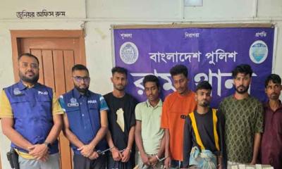 রামুতে ডাকাতির প্রস্তুতিকালে  গোলাবারুদসহ  আটক ৭