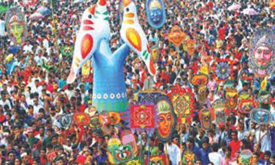 নববর্ষের ঐকতান, ফ্যাসিবাদের অবসান‍‍’ স্লোগানে হবে