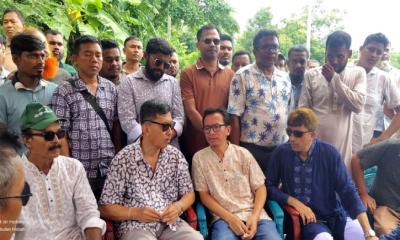 রাজস্থলীতে নিহত শিক্ষার্থী উক্যাচিং এর পরিবারের পাশে তারেখ রহমান