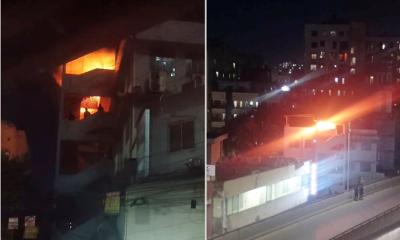 রাজধানীর মৌচাকে মসজিদে অগ্নিকাণ্ড