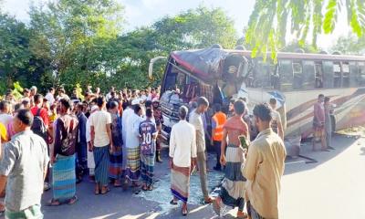 ঢাকা-ভাঙ্গা এক্সপ্রেসওয়েতে দুই বাসের সংঘর্ষে নিহত -৩