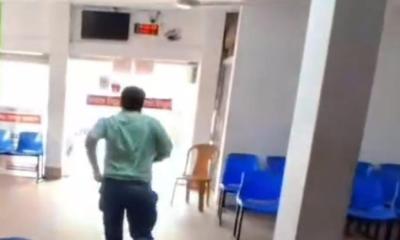 সাংবাদিক দেখে দৌঁড়ে পালালেন অফিস ফাঁকি দিয়ে প্রাইভেট হাসপাতালে থাকা চিকিৎসক