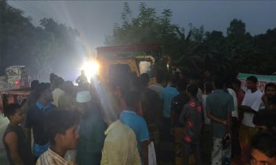 সিংড়ায় ভুটভুটির সঙ্গে সংঘর্ষে  মোটরসাইকেল আরোহী নিহত