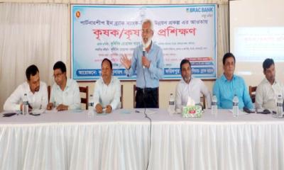 ফরিদপুরে ব্র্যাক ব্যাংক-ডিএই কৃষি উন্নয়ন প্রকল্পের আওতায় কৃষক-কৃষাণী প্রশিক্ষণ