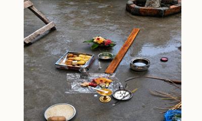 দাউদকান্দিতে ২০০ বছরের ঐতিহ্যবাহী শ্রীশ্রী মনসা দেবীর কাঠাম পূজা অনুষ্ঠিত