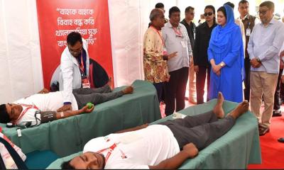 থ্যালাসেমিয়া রোগীদের সর্বোচ্চ সহযোগিতার প্রতিশ্রুতি স্বাস্থ্যমন্ত্রীর