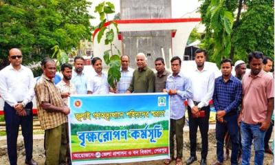 শেরপুরে জুলাই-আগস্ট গণঅভ্যুত্থানে শহীদদের স্মরণে বৃক্ষরোপণ কর্মসূচি পালিত
