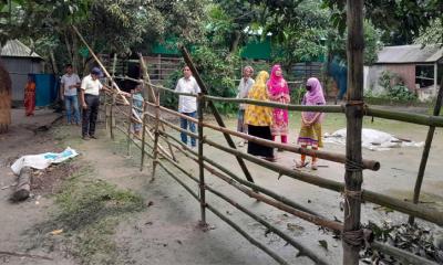সিরাজগঞ্জে পরিবার অবরুদ্ধ করে রাখার অভিযোগ, প্রভাবশালী সমাজপতিদের বিরুদ্ধে মামলা