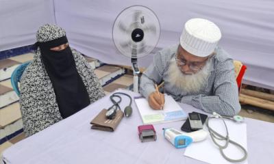 নরসিংদীতে ওয়ালটন প্লাজার উদ্যোগে ফ্রি মেডিকেল ক্যাম্প
