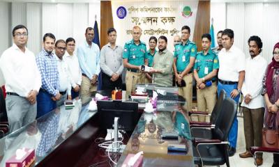 মহানগরবাসীর নিরাপত্তায় রাজশাহী সিটি কর্পোরেশন সিসি ক্যামেরা হস্তান্তর