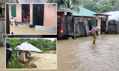 বন্যাকবলিত এলাকায় বিদ্যুৎ ও মোবাইল নেটওয়ার্ক বিচ্ছিন্ন