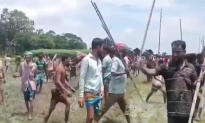 কিশোরগঞ্জে মসজিদের মাইকে সংঘর্ষের আহ্বান, আহত ২০