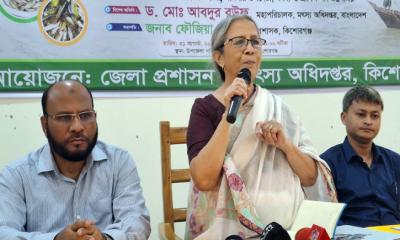 হাওরের অলওয়েদার সড়কের কারণে পানি ও মাছের স্বাভাবিক চলাচল বাধাগ্রস্ত: উপদেষ্টা ফরিদা আখতার
