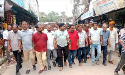 কয়রায়  বিএন পির বিক্ষোভ মিছিলওপ্রতিবাদ সভা   অনুষ্ঠিত
