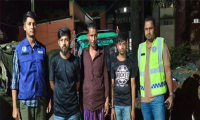 মুরাদনগরে চোরাই সিএনজিসহ আন্তজেলা চোর চক্রের ৩ সদস্য আটক