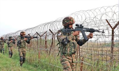 কাশ্মীরে ভারত-পাকিস্তান সেনাদের মধ্যে গোলাগুলি