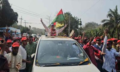 বান্দরবানবাসীর আয়োজনে সাচিং প্রু জেরী এমপিকে গণ সংবর্ধনা