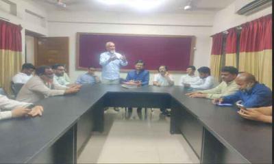 নগরকান্দায় নবাগত ইউএনও’র সঙ্গে সাংবাদিকদের মতবিনিময় সভা