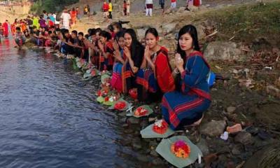 বান্দরবানে বিজু-সাংগ্রাইং -বৈসু, তুমি আনন্দে এসো