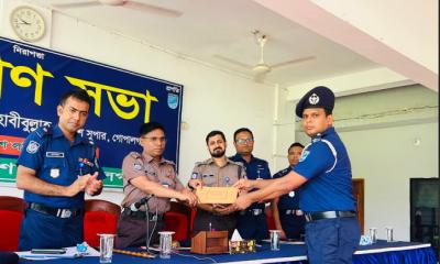 গোপালগঞ্জের শ্রেষ্ঠ ওসি নির্বাচিত হয়েছেন মাহফুজুর রহমান