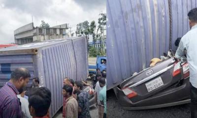 কুমিল্লায় লরিচাপায় প্রাইভেটকারের ৪ আরোহী নিহত