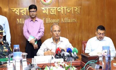 ‘৫ আগস্ট ঘিরে কোনো নাশকতার শঙ্কা নেই’ — স্বরাষ্ট্র উপদেষ্টা