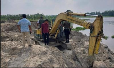 বালি কাটার দায়ে জরিমানা, অনাদায়ে ১৫ দিনের কারাদণ্ড