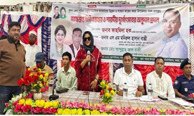 কয়রায় শারদীয় দুর্গোৎসবের অনুদানের চেক বিতরণ করলেন এমপি ফাহমিদা হক ও জেলা পরিষদের প্রশাসক মনিরুল হাসান বাপ্পী