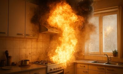 আগারগাঁওয়ে গ্যাস লিকেজে বিস্ফোরণ, একই পরিবারের ৬ জন দগ্ধ