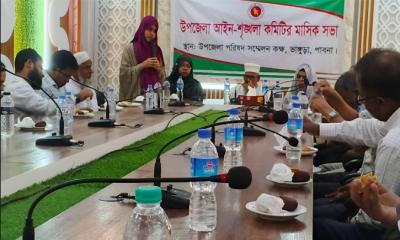পাবনার ভাঙ্গুড়ায় উপজেলা আইনশৃঙ্খলা কমিটির মাসিক সভা অনুষ্ঠিত