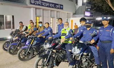 পবিত্র মাহে রমজান ‍উপলক্ষে নিরাপত্তায় ফেনী জেলা  পুলিশ