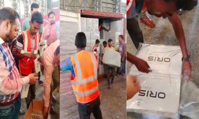 মোংলা বন্দরে ৫ কোটি টাকার অবৈধ সিগারেট জব্দ