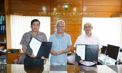কুয়েট ও ত্রিপুরা বিশ্ববিদ্যালয়ের মধ্যে সমঝোতা স্মারক স্বাক্ষর