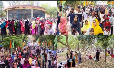 ঈদের আনন্দ ছড়িয়ে পড়েছে  বিনোদনকেন্দ্রগুলোতে