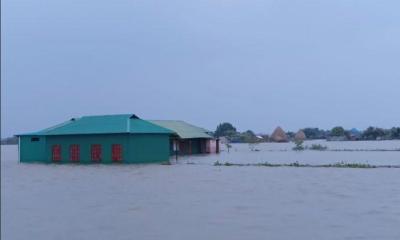 পদ্মায় পানিবৃদ্ধিতে বন্ধ সাত বিদ্যালয়ে ৬৫০ শিক্ষার্থী ক্লাসের বাইরে