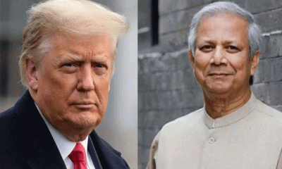 ট্রাম্পকে প্রধান উপদেষ্টার অভিনন্দন