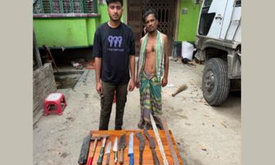 সাঁথিয়ায় সেনা অভিযানে দেশীয় অস্ত্রসহ কিশোর গ্যাং সদস্য আটক