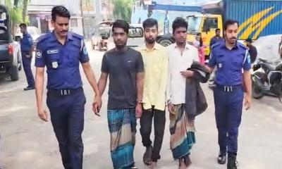 গাড়ি চুরি করে টুকরো করে বিক্রি, ৩ চোর গ্রেফতার!
