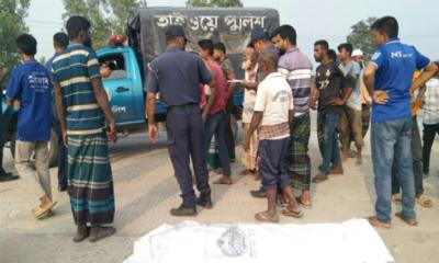 সিরাজগঞ্জের সলঙ্গায় কোচের ধাক্কায় ভ্যানযাত্রীর মৃত্যু, চালক আহত