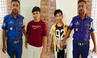 সাভারে ছিনতাইকারী ও চোর চক্রের ২ জনকে আটক করেছে পুলিশ