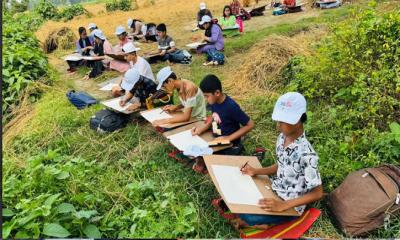প্রকৃতির সান্নিধ্যে ব্রাহ্মণবাড়িয়া শিশু নাট্যমের ১১তম আর্ট ক্যাম্প উদ্বোধন