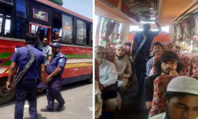 ছিনতাই ও ডাকাতি রোধে সাভার মডেল থানার পুলিশের তল্লাশি অভিযান