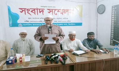 ঝিনাইদহে বিএনপির বক্তব্যের প্রতিবাদে জামায়াতের সংবাদ সম্মেলন