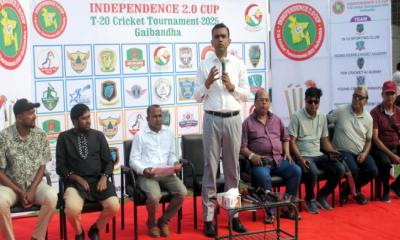 গাইবান্ধায় শুরু হচ্ছে ক্রিকেট টুর্নামেন্ট ইন্ডিপেন্ডেন্স কাপ‍‍`