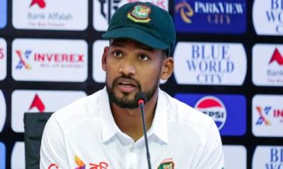 টেস্টের অধিনায়কত্ব ছাড়লেন নাজমুল হোসেন শান্ত