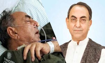 মির্জা আব্বাসকে নিতে ঢাকায় পৌঁছেছে এয়ার অ্যাম্বুলেন্স