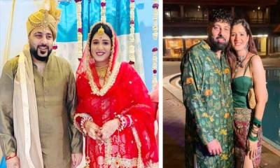 বিতর্কের মাঝেই প্রেমিকা ঈশাকে বিয়ে করলেন বাদশা