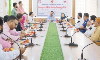 ভাঙ্গুড়ায় এমআর টিকাদান ক্যাম্পেইন উপলক্ষে সমন্বয় সভা